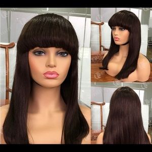 100% human hair bob wig 16 inches